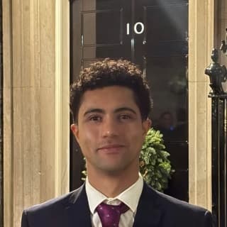 Matthew Ffrench outside 10 Downing Street